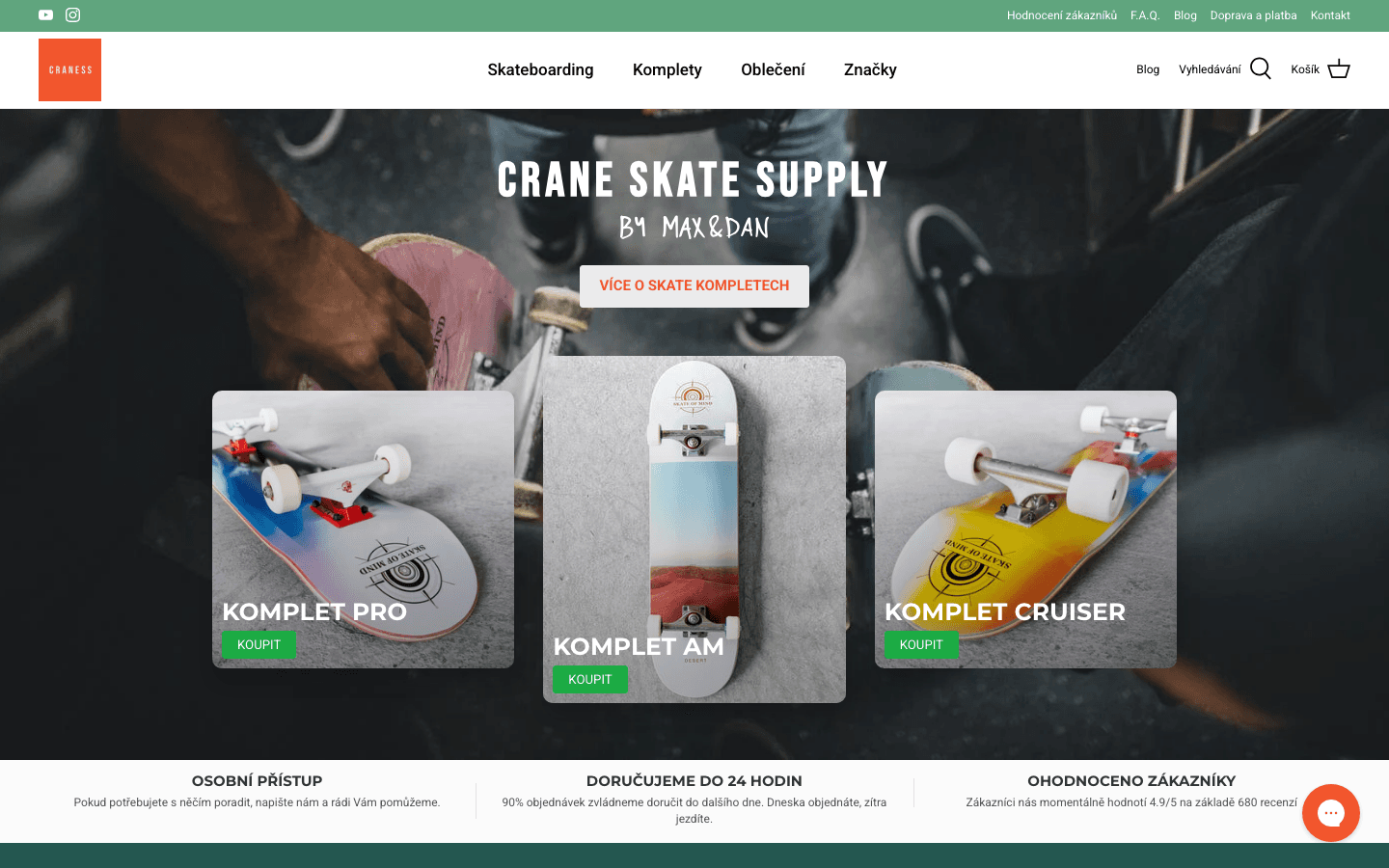 Craness — ukázka projektu