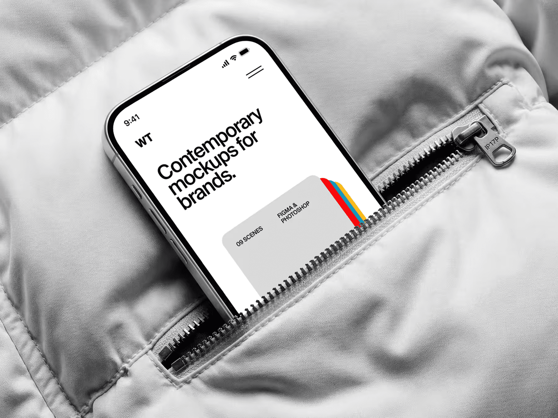 Mockup webu v prostředí
