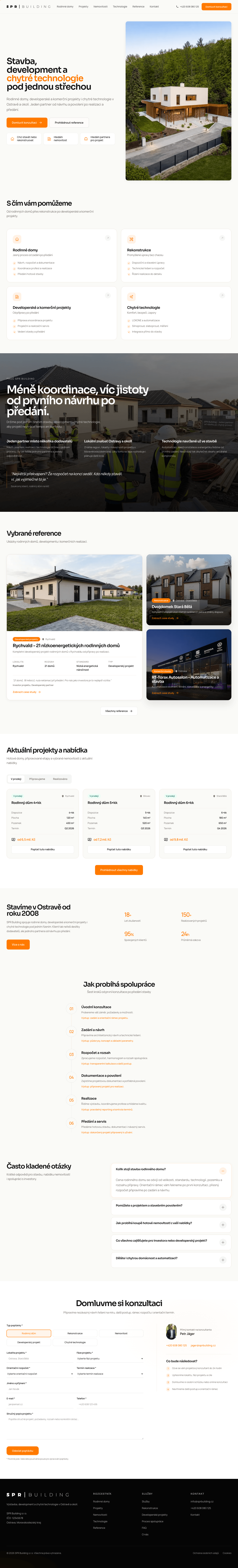 SPR Building — náhled webu